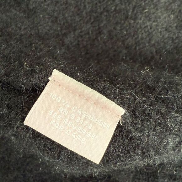 The Cashmere Project Black Open Front 100% Cashmere Cardigan Sweater $316 S - Picture 6 of 6